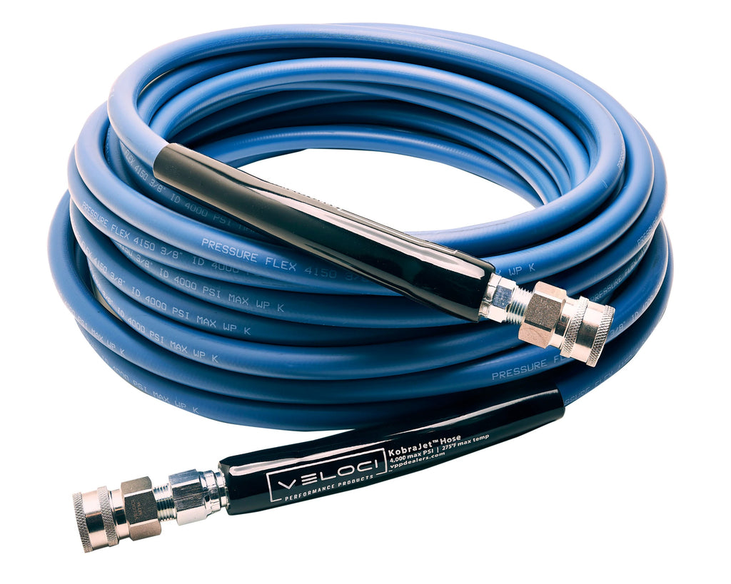 MTM Veloci - KobraJet Smooth Blue 50’ 4,000 PSI w/ SS Couplers