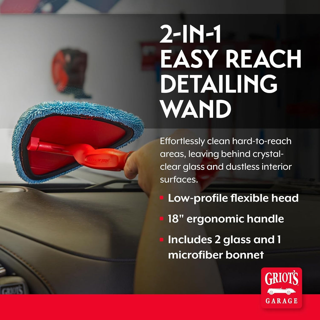 Griot's Garage - 2-in-1 Easy Reach Detailing Wand