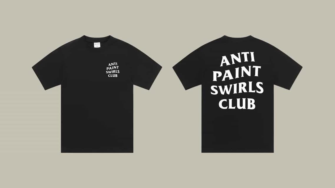 Merch - Anti Paint Swirls Club T-Shirt