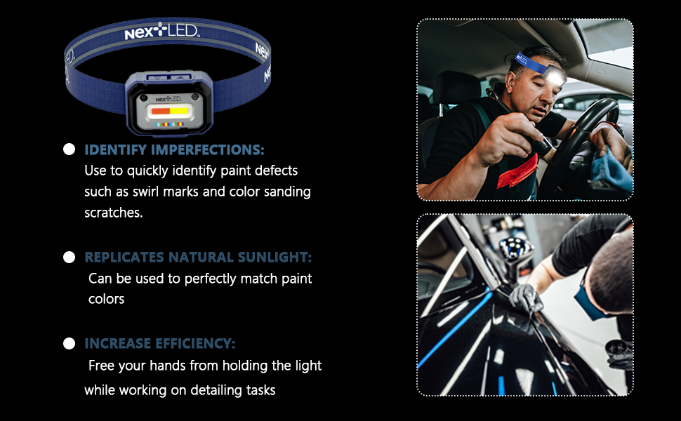 NextLED - Detailing Headlamp