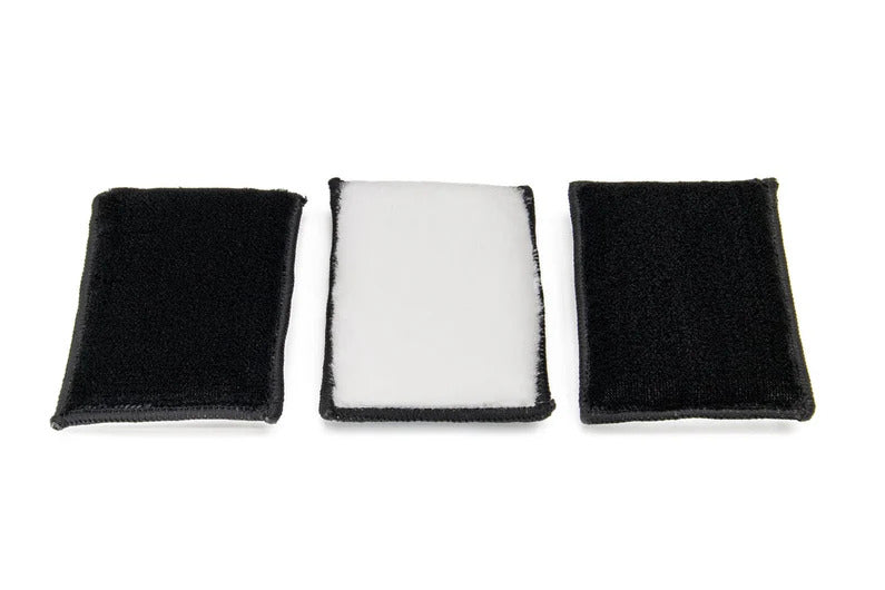 Autofiber - Scrub Ninja - Interior Scrub Sponge (5in. x 3in.) Black/Gray (3 Pack)